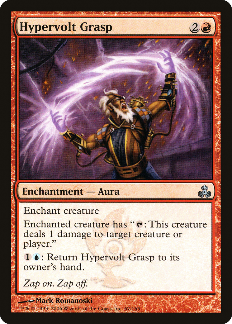 Hypervolt Grasp (GPT-067) - Guildpact Foil - Premium MTG Single from Wizards of the Coast - Just $0.38! Shop now at Game Crave Tournament Store