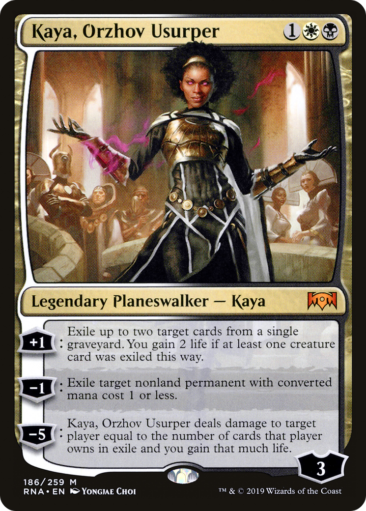 Kaya, Orzhov Usurper (RNA-186) - Ravnica Allegiance Foil - Premium MTG Single from Wizards of the Coast - Just $0.32! Shop now at Game Crave Tournament Store