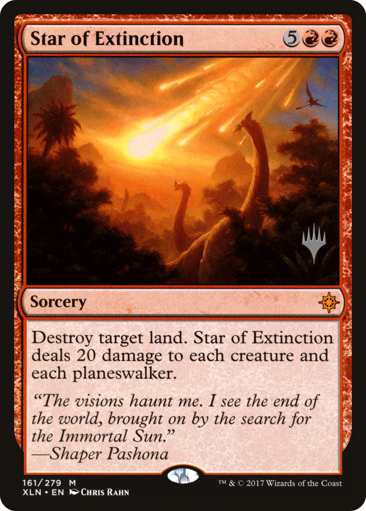 Star of Extinction (PXLN-161P) - Ixalan Promos Foil - Premium MTG Single from Wizards of the Coast - Just $4.32! Shop now at Game Crave Tournament Store