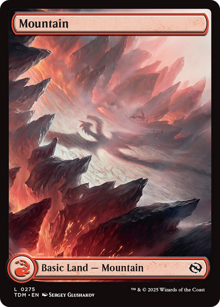 Mountain (0275) (TDM-275) - Tarkir: Dragonstorm - Premium MTG Single from Wizards of the Coast - Just $0.25! Shop now at Game Crave Tournament Store