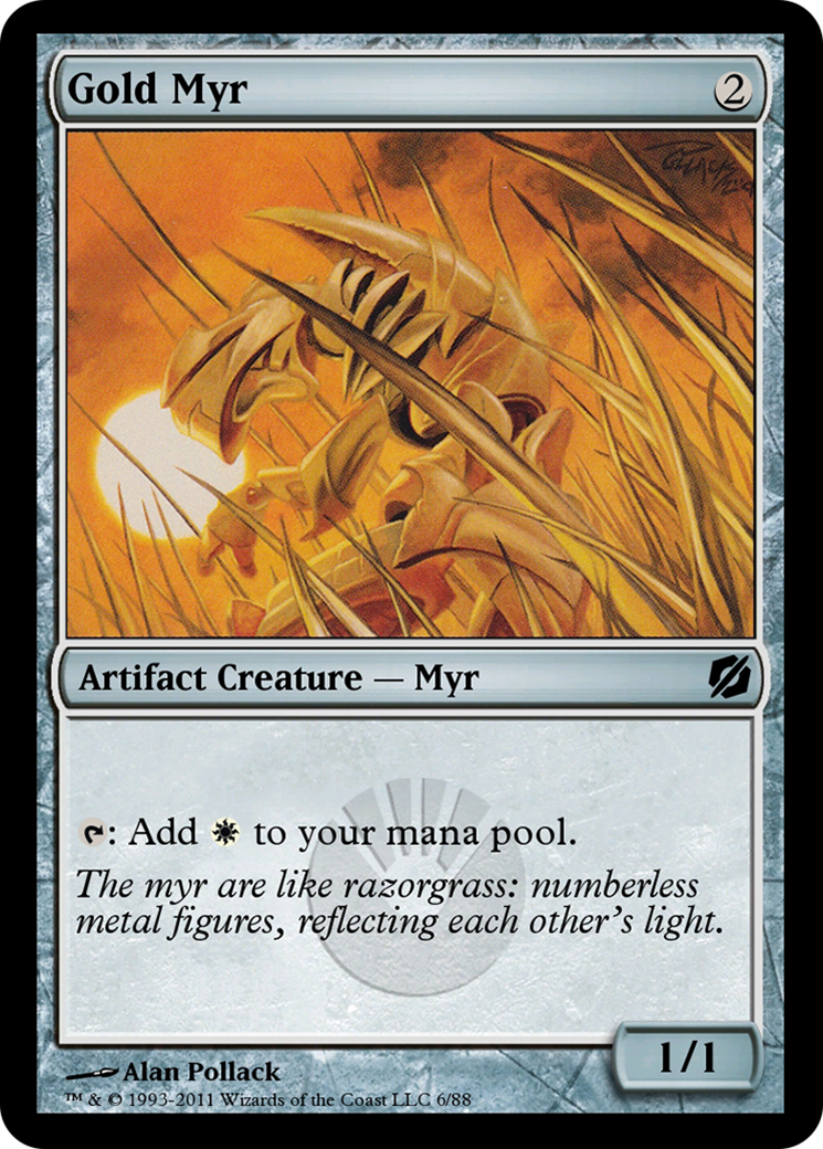 Gold Myr (TD2-006) - Duel Decks: Mirrodin Pure vs. New Phyrexia - Premium MTG Single from Wizards of the Coast - Just $0! Shop now at Game Crave Tournament Store