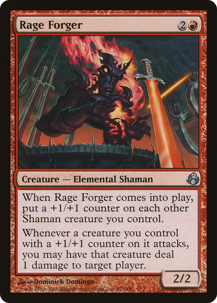 Rage Forger (MOR-097) - Morningtide - Premium MTG Single from Wizards of the Coast - Just $0.08! Shop now at Game Crave Tournament Store