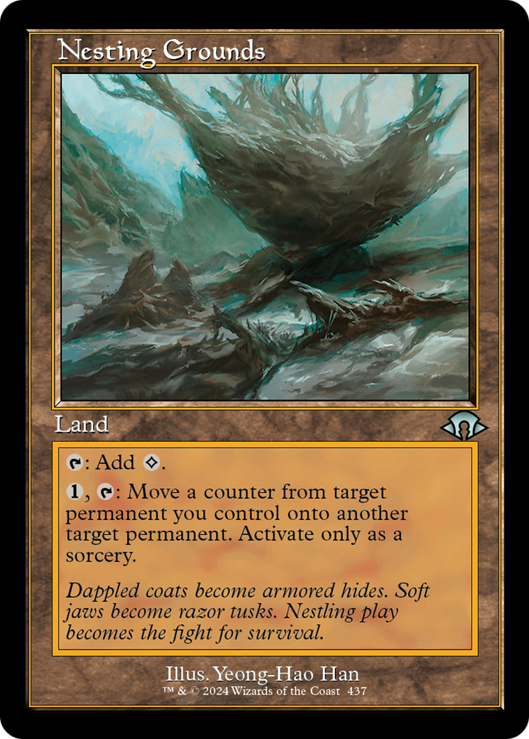 Nesting Grounds (MH3-437) - Modern Horizons 3 Foil - Premium MTG Single from Wizards of the Coast - Just $0.25! Shop now at Game Crave Tournament Store