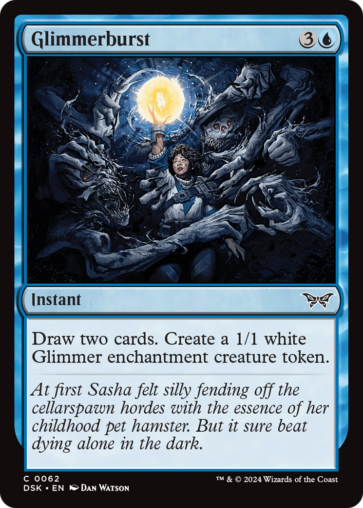 Glimmerburst (DSK-062) - Duskmourn: House of Horror Foil - Premium MTG Single from Wizards of the Coast - Just $0.25! Shop now at Game Crave Tournament Store