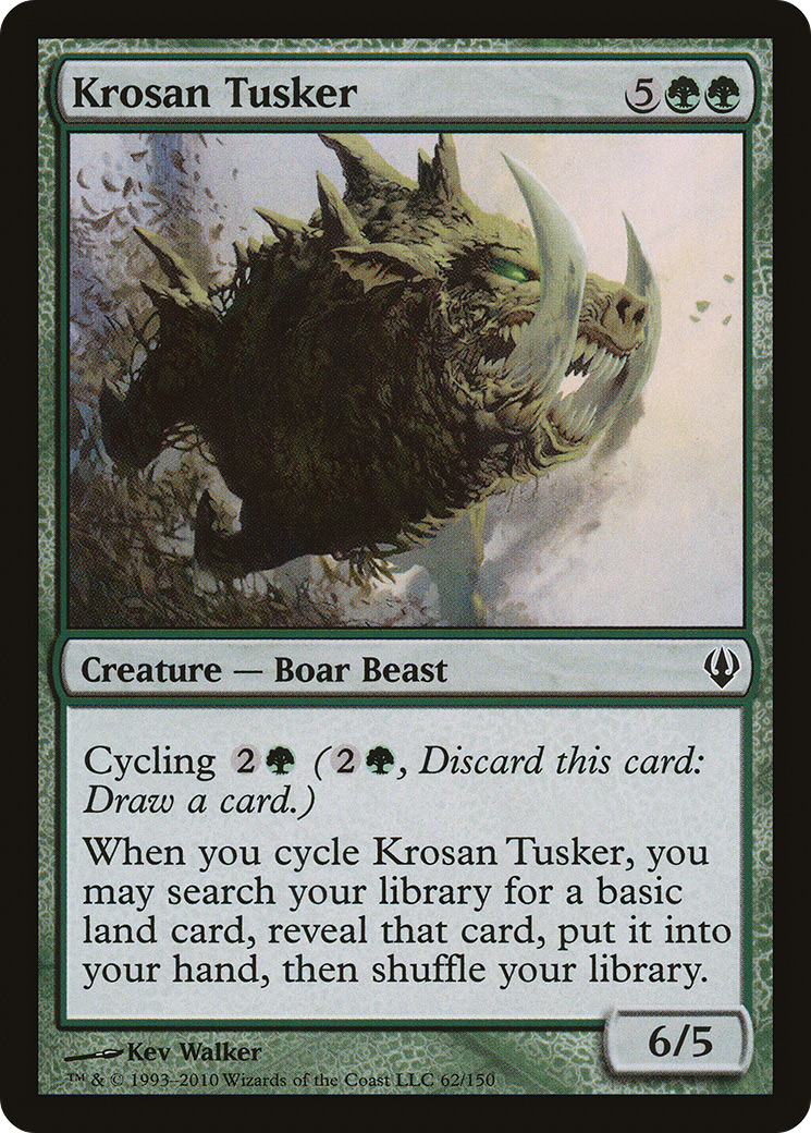 Krosan Tusker (ARC-062) - Archenemy - Premium MTG Single from Wizards of the Coast - Just $0.08! Shop now at Game Crave Tournament Store
