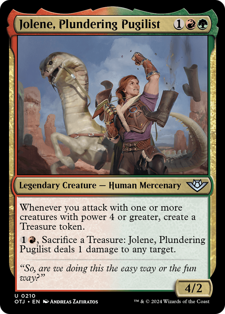 Game Crave Tournament Store - Jolene, Plundering Pugilist (OTJ-210)