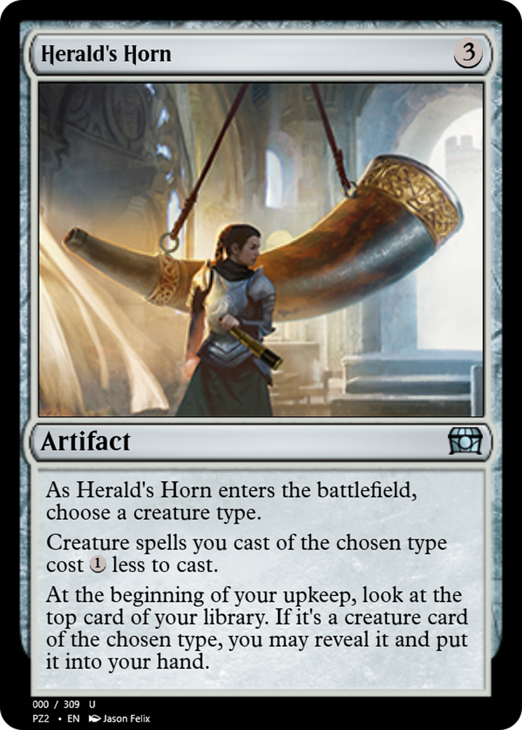 Herald's Horn (PZ2-65731) - Treasure Chest Foil - Premium MTG Single from Wizards of the Coast - Just $0! Shop now at Game Crave Tournament Store