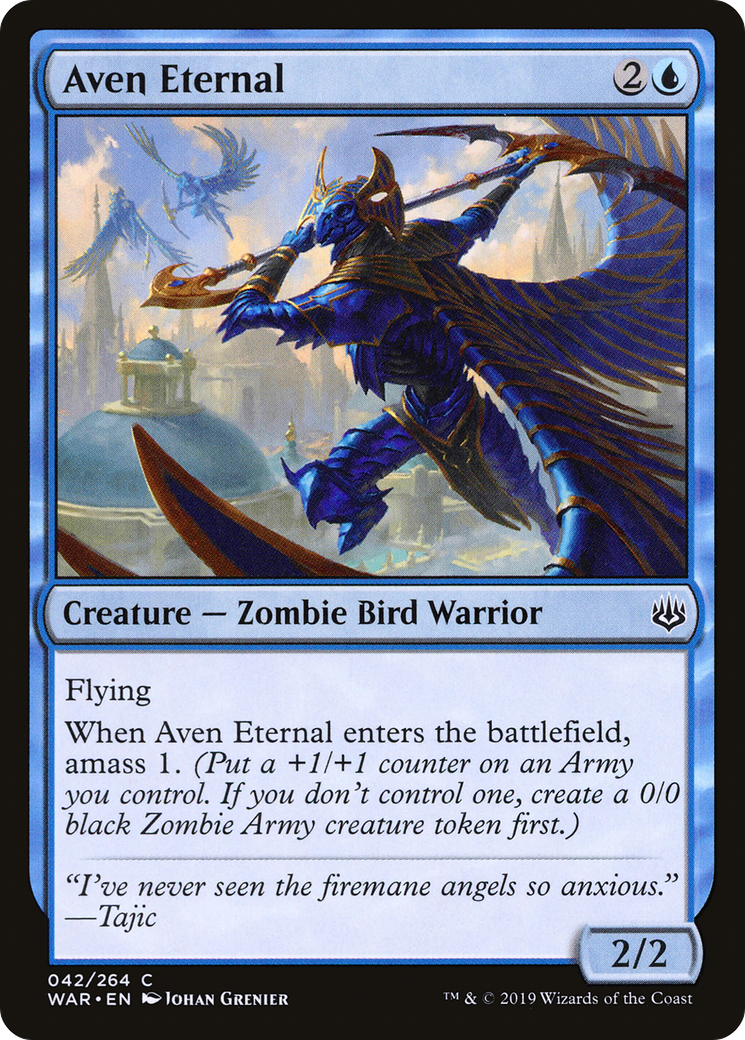 Aven Eternal (WAR-042) - War of the Spark Foil - Premium MTG Single from Wizards of the Coast - Just $0.11! Shop now at Game Crave Tournament Store