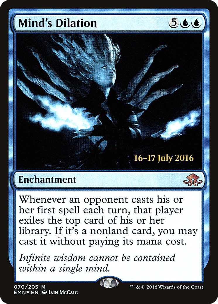 Mind's Dilation (PEMN-70S) - Eldritch Moon Promos Foil - Premium MTG Single from Wizards of the Coast - Just $2.22! Shop now at Game Crave Tournament Store