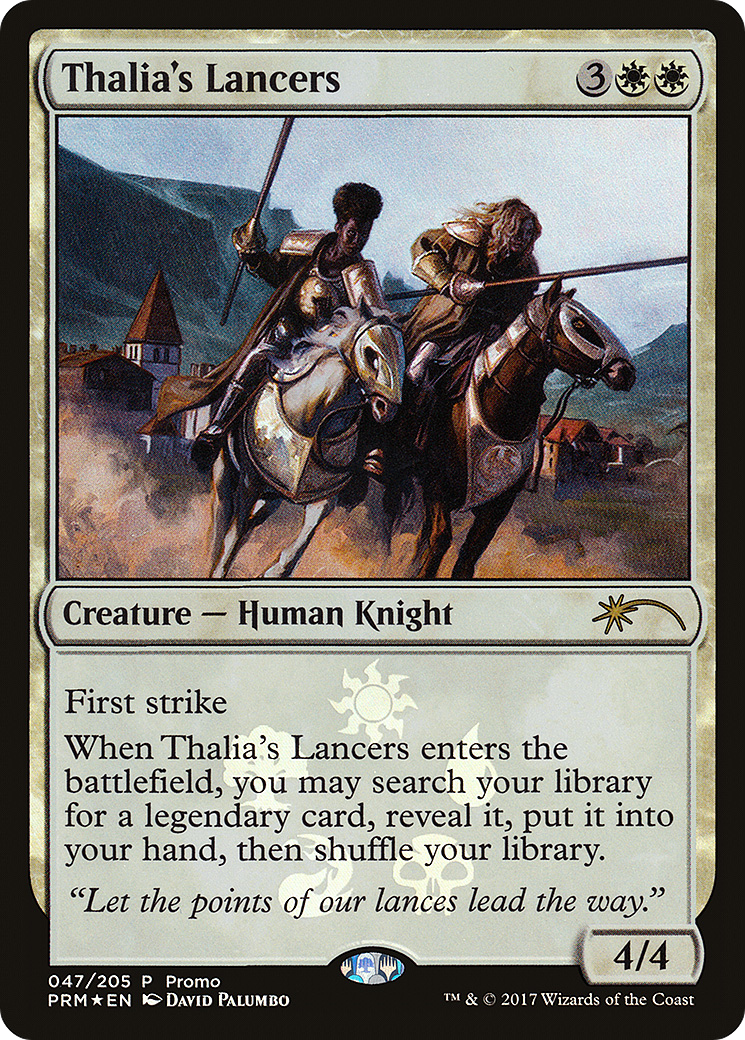 Thalia's Lancers (PRES-047) - Resale Promos Foil - Premium MTG Single from Wizards of the Coast - Just $0.27! Shop now at Game Crave Tournament Store