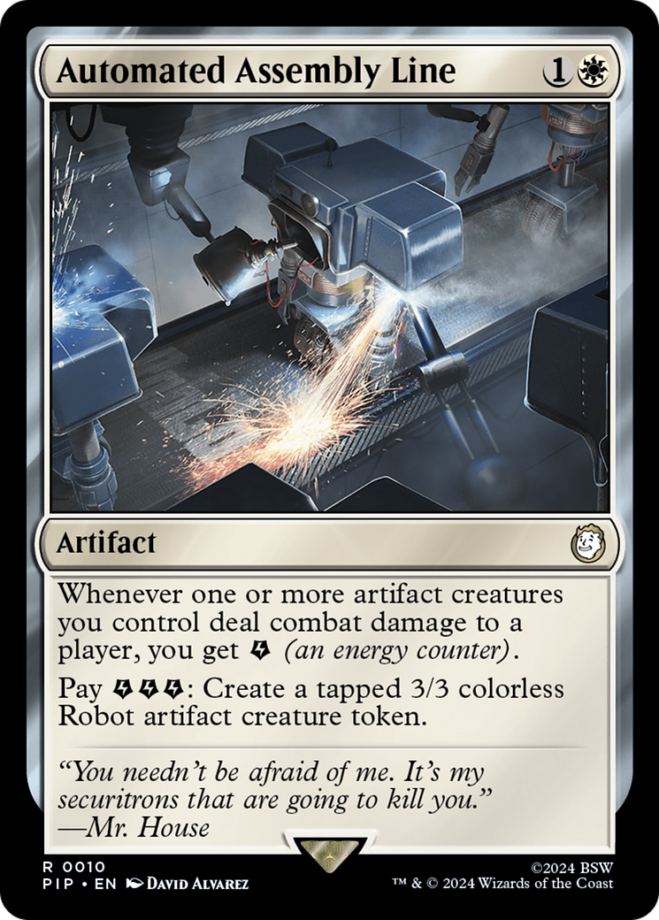 Automated Assembly Line (PIP-010) - Fallout - Premium MTG Single from Wizards of the Coast - Just $0.25! Shop now at Game Crave Tournament Store