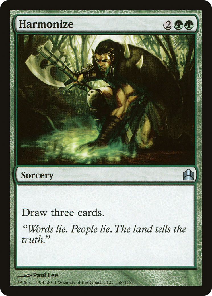 Harmonize (CMD-158) - Commander 2011 - Premium MTG Single from Wizards of the Coast - Just $0.16! Shop now at Game Crave Tournament Store