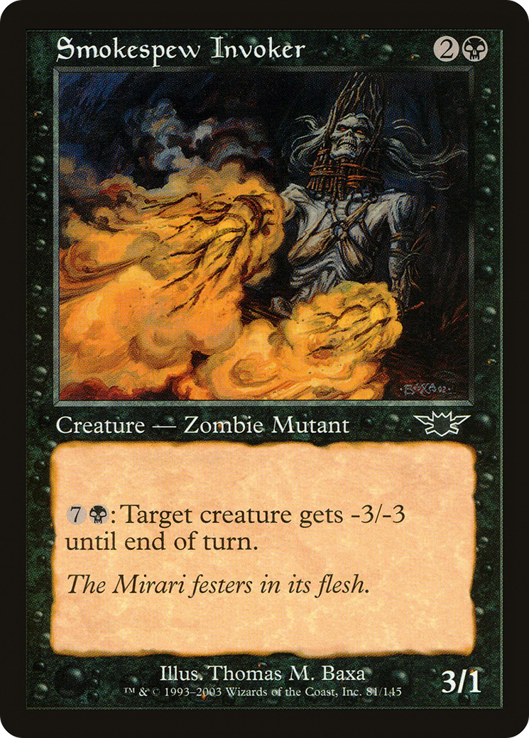 Smokespew Invoker (LGN-081) - Legions - Premium MTG Single from Wizards of the Coast - Just $0.08! Shop now at Game Crave Tournament Store