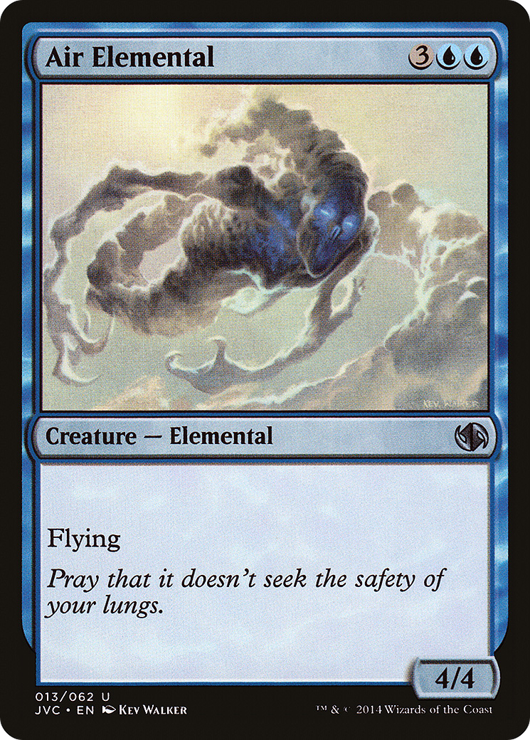 Air Elemental (JVC-013) - Duel Decks Anthology: Jace vs. Chandra - Premium MTG Single from Wizards of the Coast - Just $0.25! Shop now at Game Crave Tournament Store