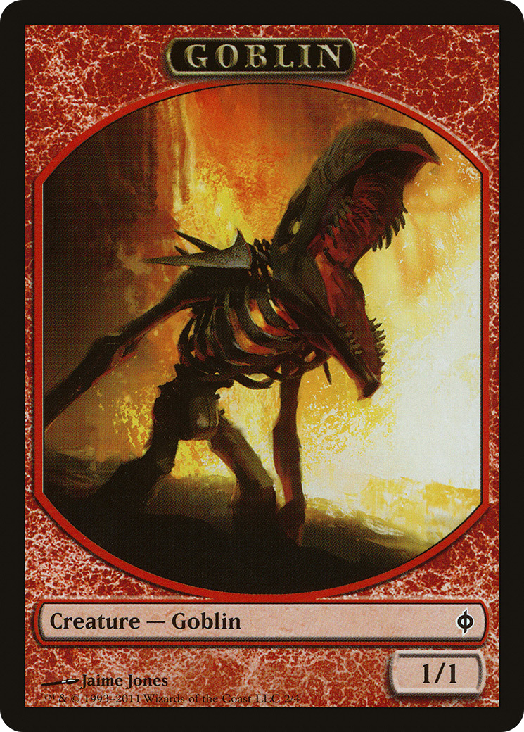Goblin (TNPH-002) - New Phyrexia Tokens - Premium MTG Single from Wizards of the Coast - Just $0.74! Shop now at Game Crave Tournament Store