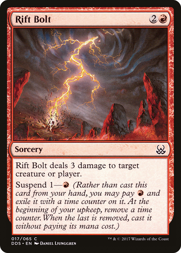 Rift Bolt (DDS-017) - Duel Decks: Mind vs. Might - Premium MTG Single from Wizards of the Coast - Just $0.26! Shop now at Game Crave Tournament Store