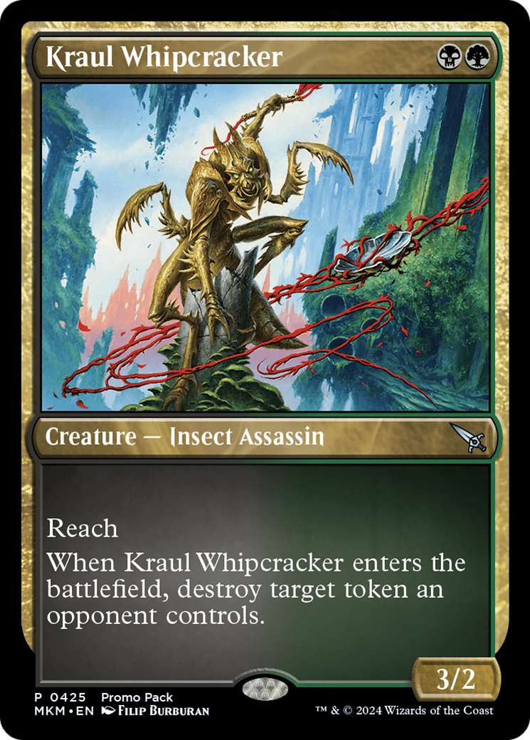 Kraul Whipcracker (MKM-425) - Murders at Karlov Manor Etched Foil - Premium MTG Single from Wizards of the Coast - Just $0.25! Shop now at Game Crave Tournament Store