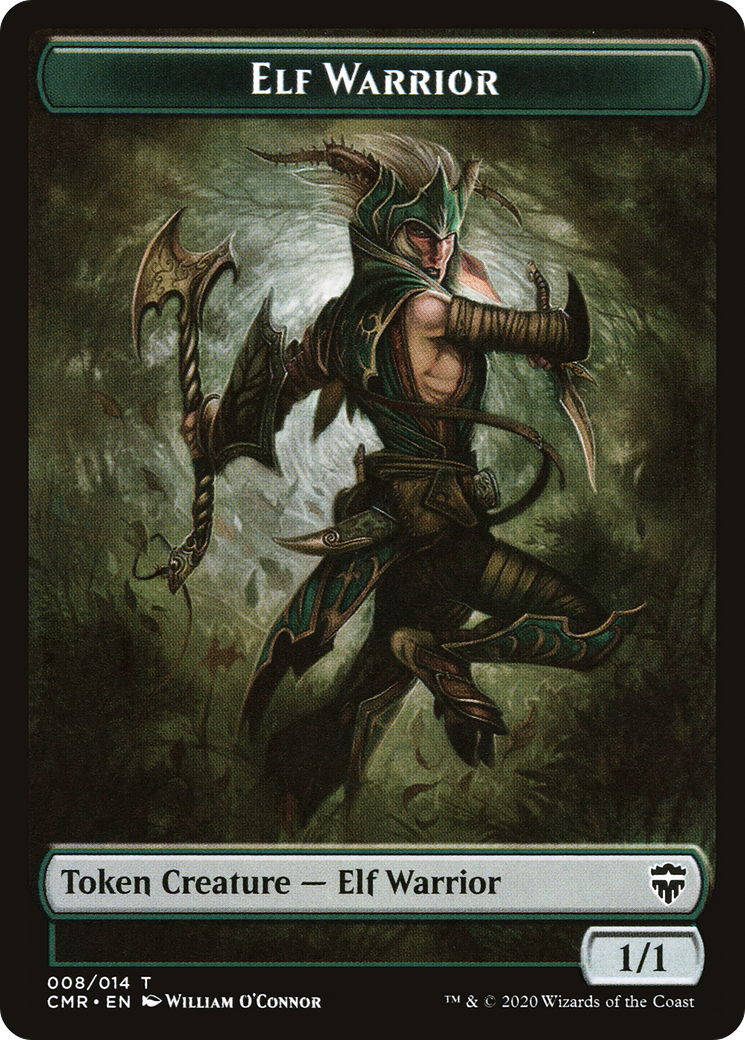Elf Warrior (TCMR-008) - Commander Legends Tokens - Premium MTG Single from Wizards of the Coast - Just $0.08! Shop now at Game Crave Tournament Store