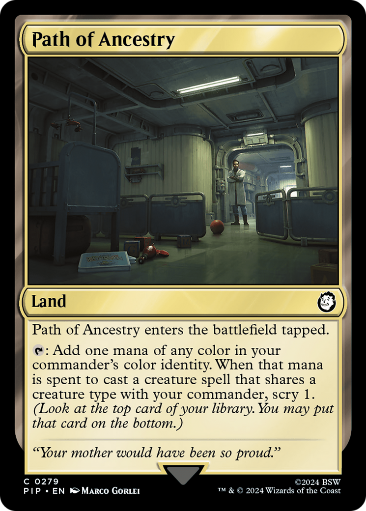 Path of Ancestry (PIP-279) - Fallout - Premium MTG Single from Wizards of the Coast - Just $0.25! Shop now at Game Crave Tournament Store