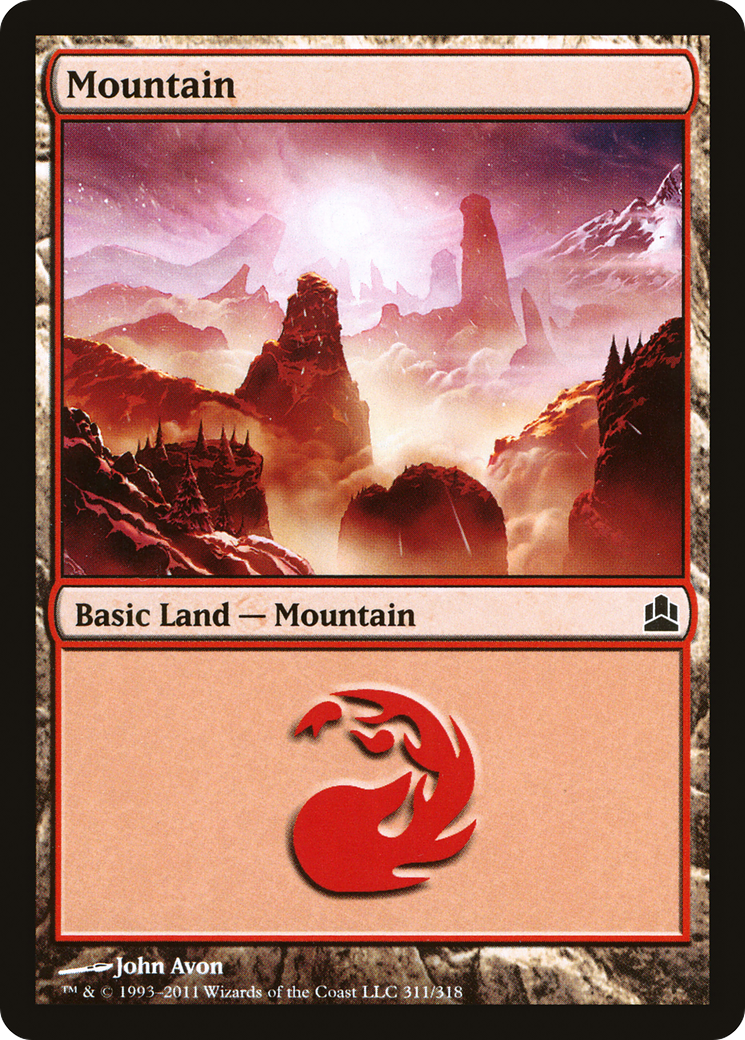 Mountain (CMD-311) - Commander 2011 - Premium MTG Single from Wizards of the Coast - Just $0.08! Shop now at Game Crave Tournament Store