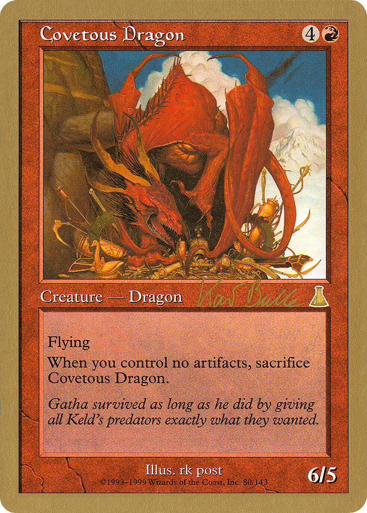 Covetous Dragon (WC99-KB80) - World Championship Decks 1999 - Premium MTG Single from Wizards of the Coast - Just $0.15! Shop now at Game Crave Tournament Store