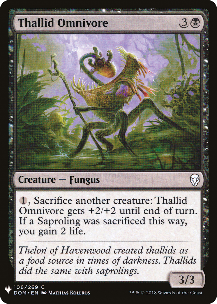 Thallid Omnivore (MB1-790) - Mystery Booster - Premium MTG Single from Wizards of the Coast - Just $0.08! Shop now at Game Crave Tournament Store
