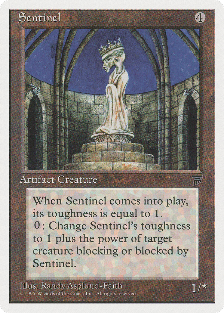 Sentinel (CHR-107) - Chronicles - Premium MTG Single from Wizards of the Coast - Just $0.09! Shop now at Game Crave Tournament Store