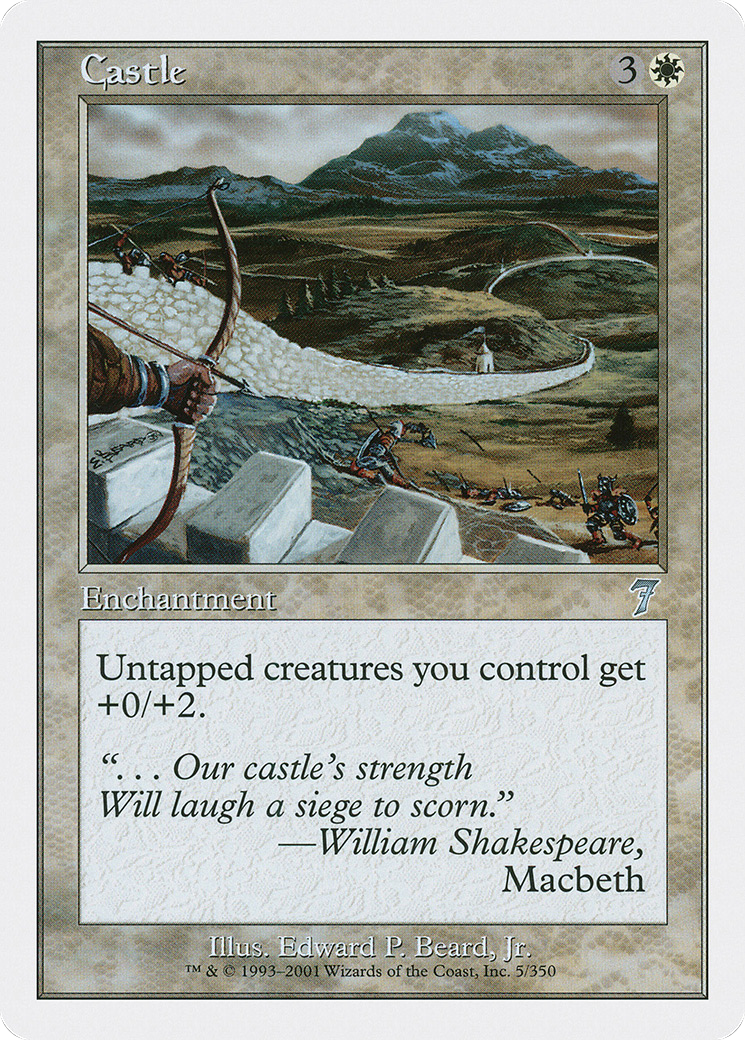 Castle (7ED-005) - Seventh Edition - Premium MTG Single from Wizards of the Coast - Just $0.08! Shop now at Game Crave Tournament Store