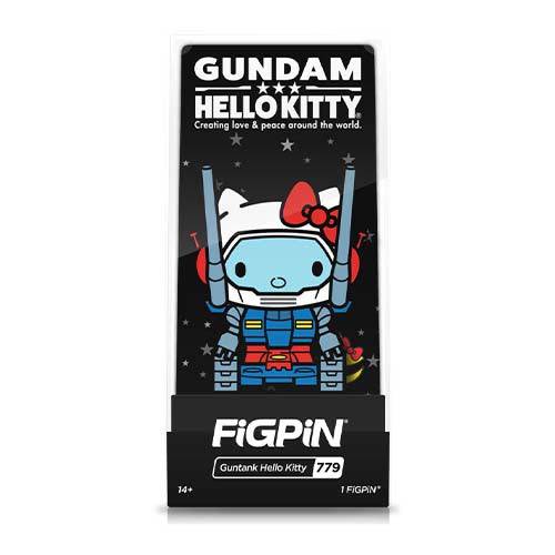 FiGPiN #779 - Gundam x Sanrio - Guntank Hello Kitty Enamel Pin - Limited Edition - Premium Brooches & Lapel Pins from ToyShnip - Just $14.10! Shop now at Game Crave Tournament Store
