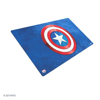 Marvel Champions Play Mat: Captain America - Premium Playmat from Asmodee North America - Just $22.99! Shop now at Game Crave Tournament Store