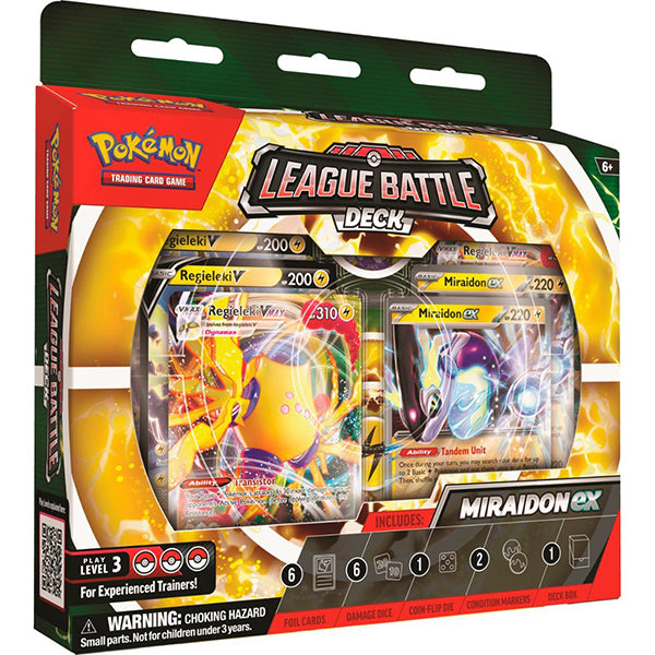 Pokemon TCG - Miraidon ex League Battle Deck - Premium PKM Sealed from Nintendo - Just $29.99! Shop now at Game Crave Tournament Store