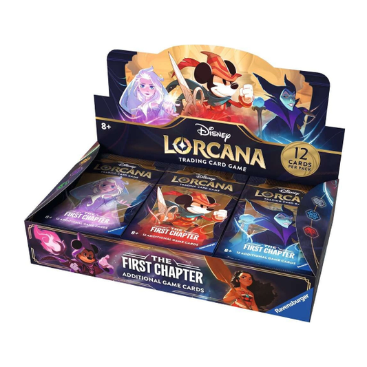 Lorcana TCG - First Chapter Booster Box - Premium Lorcana Sealed from Ravensburger - Just $129.99! Shop now at Game Crave Tournament Store