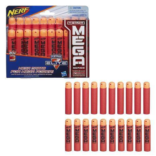 Nerf N-Strike Elite Mega Dart Refill 20-Pack - Premium Toys & Games from ToyShnip - Just $11.21! Shop now at Game Crave Tournament Store