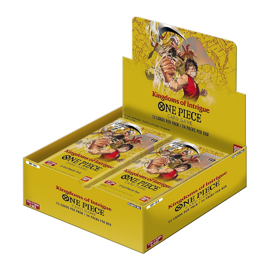 One Piece TCG: Kingdoms of Intrigue Booster Box - Premium OPC Sealed from Bandai - Just $79.99! Shop now at Game Crave Tournament Store