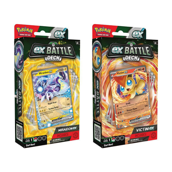 Pokemon TCG: ex Battle Deck - Victini & Miraidon - Premium PKM Sealed from Nintendo - Just $9.99! Shop now at Game Crave Tournament Store