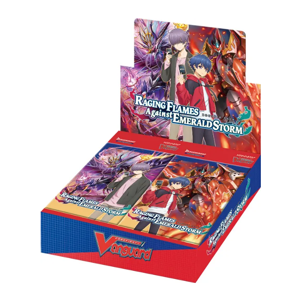 Cardfight!! Vanguard - Raging Flames Against Emerald Storm Booster Box Cardfight!! Vanguard - Raging Flames Against Emerald Storm Booster Box