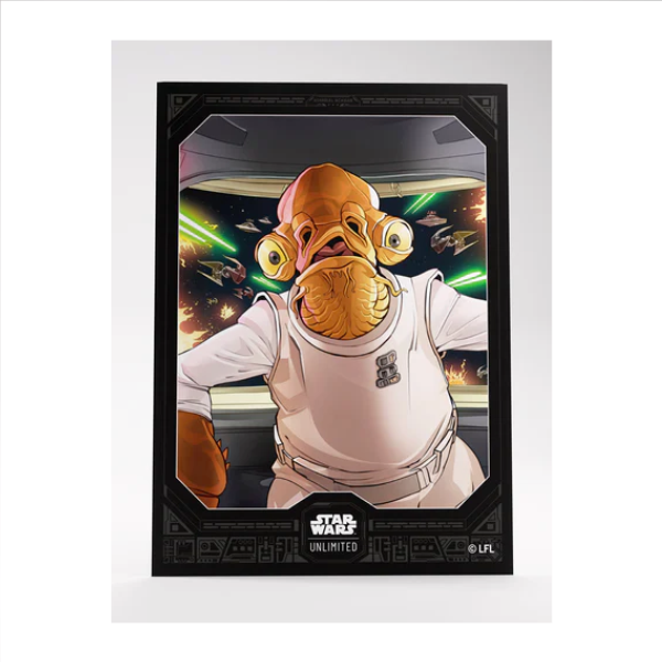 Star Wars Unlimited TCG - Gamegenic Premium Art Sleeve - Admiral Ackbar - Premium Card Sleeves from Gamegenic - Just $8.49! Shop now at Game Crave Tournament Store