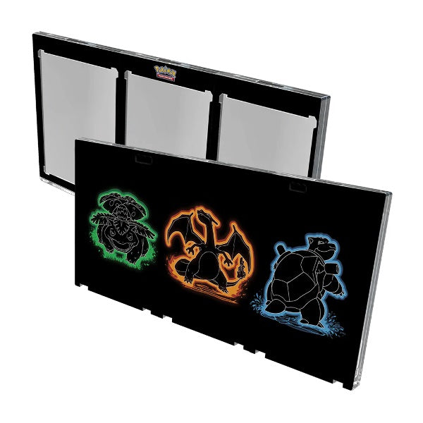 Ultra Pro One-Touch Magnetic Close 35pt Edge 3-Card Pokemon Neon Holder