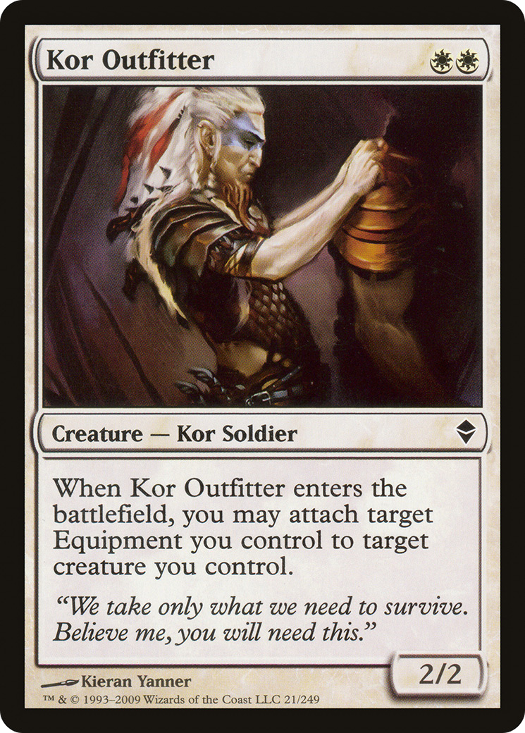 Kor Outfitter (ZEN-021) - Zendikar - Premium MTG Single from Wizards of the Coast - Just $0.08! Shop now at Game Crave Tournament Store