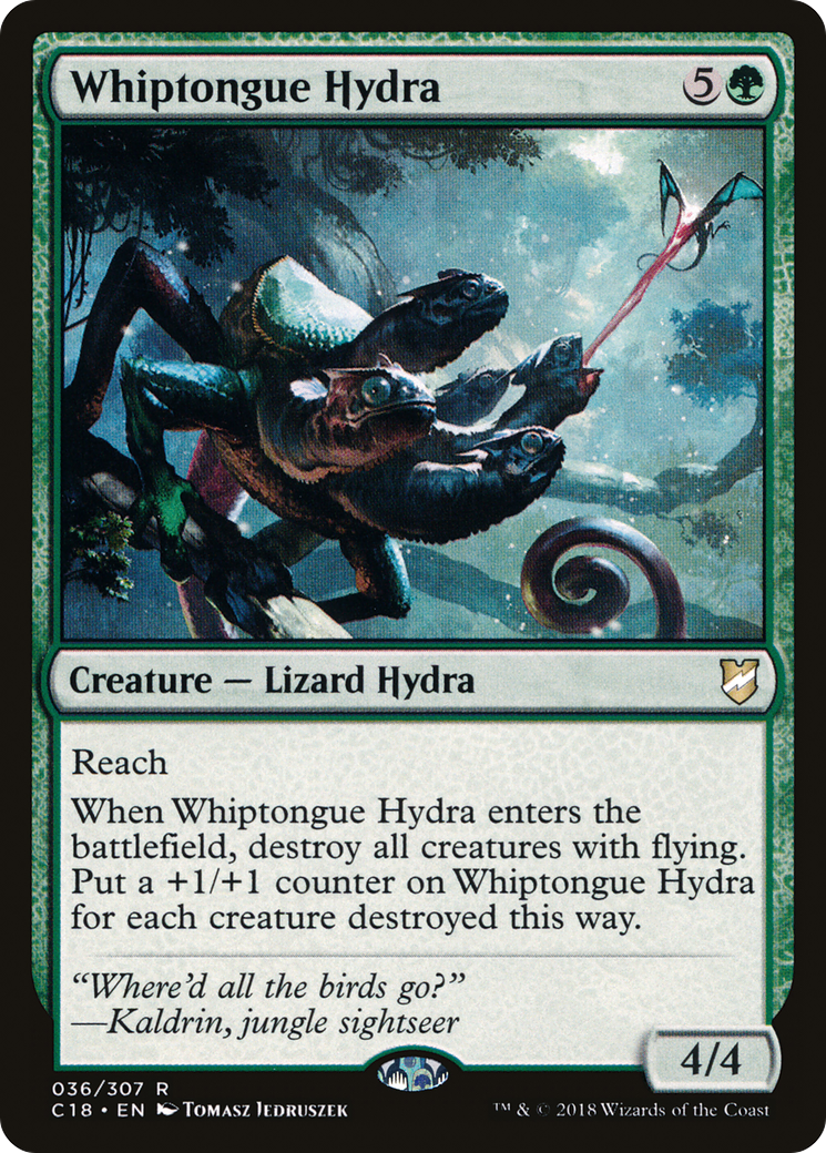 Whiptongue Hydra (C18-036) - Commander 2018 - Premium MTG Single from Wizards of the Coast - Just $1.29! Shop now at Game Crave Tournament Store