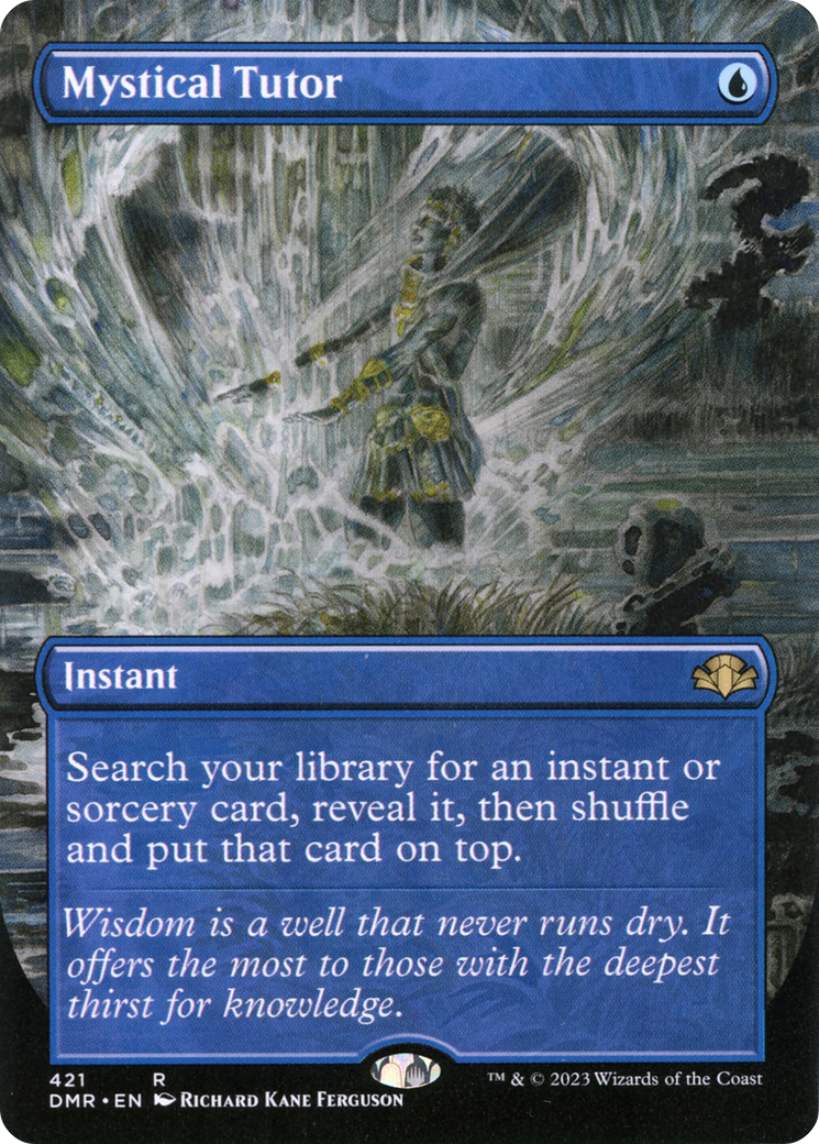 Mystical Tutor (DMR-421) - Dominaria Remastered (Borderless) - Premium MTG Single from Wizards of the Coast - Just $9! Shop now at Game Crave Tournament Store