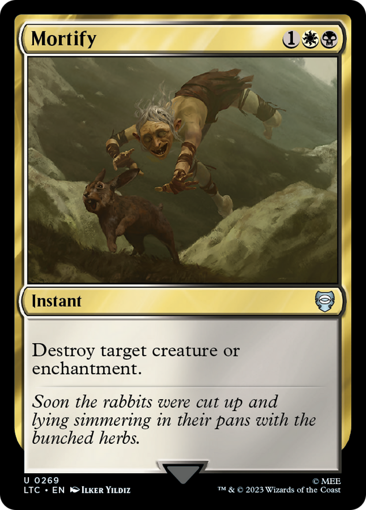 Mortify (LTC-269) - Tales of Middle-earth Commander - Premium MTG Single from Wizards of the Coast - Just $0.08! Shop now at Game Crave Tournament Store