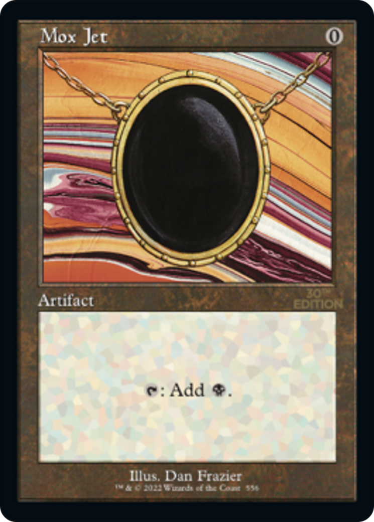 Mox Jet (30A-556) - 30th Anniversary Edition - Premium MTG Single from Wizards of the Coast - Just $432.60! Shop now at Game Crave Tournament Store