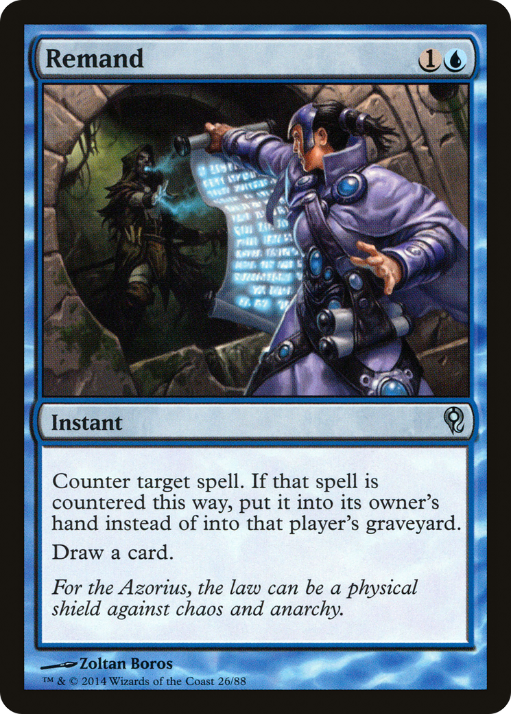 Remand (DDM-026) - Duel Decks: Jace vs. Vraska - Premium MTG Single from Wizards of the Coast - Just $0.37! Shop now at Game Crave Tournament Store