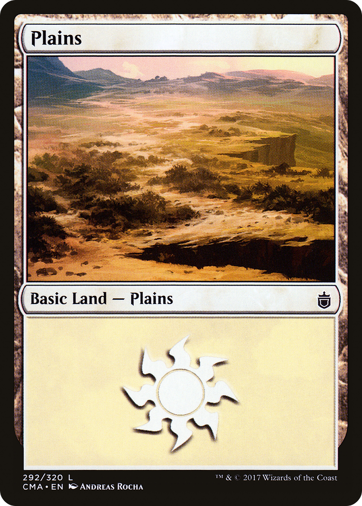 Plains (CMA-292) - Commander Anthology - Premium MTG Single from Wizards of the Coast - Just $0.32! Shop now at Game Crave Tournament Store
