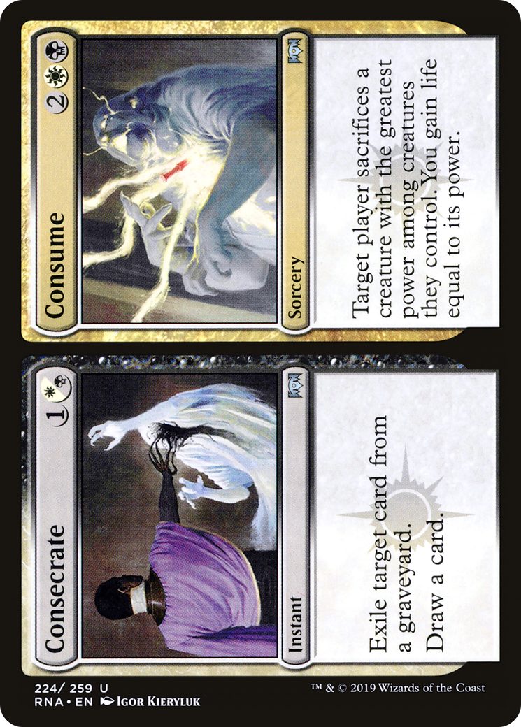 Consecrate // Consume (RNA-224) - Ravnica Allegiance Foil - Premium MTG Single from Wizards of the Coast - Just $0.08! Shop now at Game Crave Tournament Store