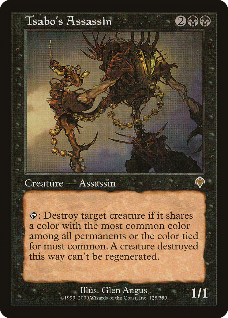 Tsabo's Assassin (INV-128) - Invasion - Premium MTG Single from Wizards of the Coast - Just $0.10! Shop now at Game Crave Tournament Store