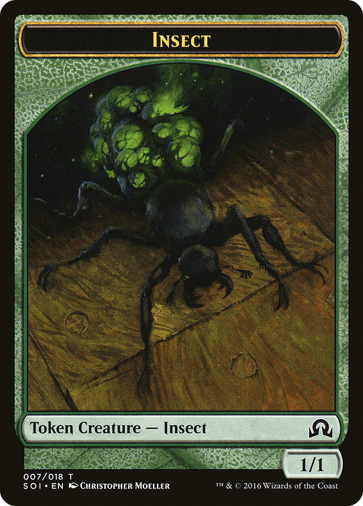 Insect (TSOI-007) - Shadows over Innistrad Tokens - Premium MTG Single from Wizards of the Coast - Just $0.08! Shop now at Game Crave Tournament Store