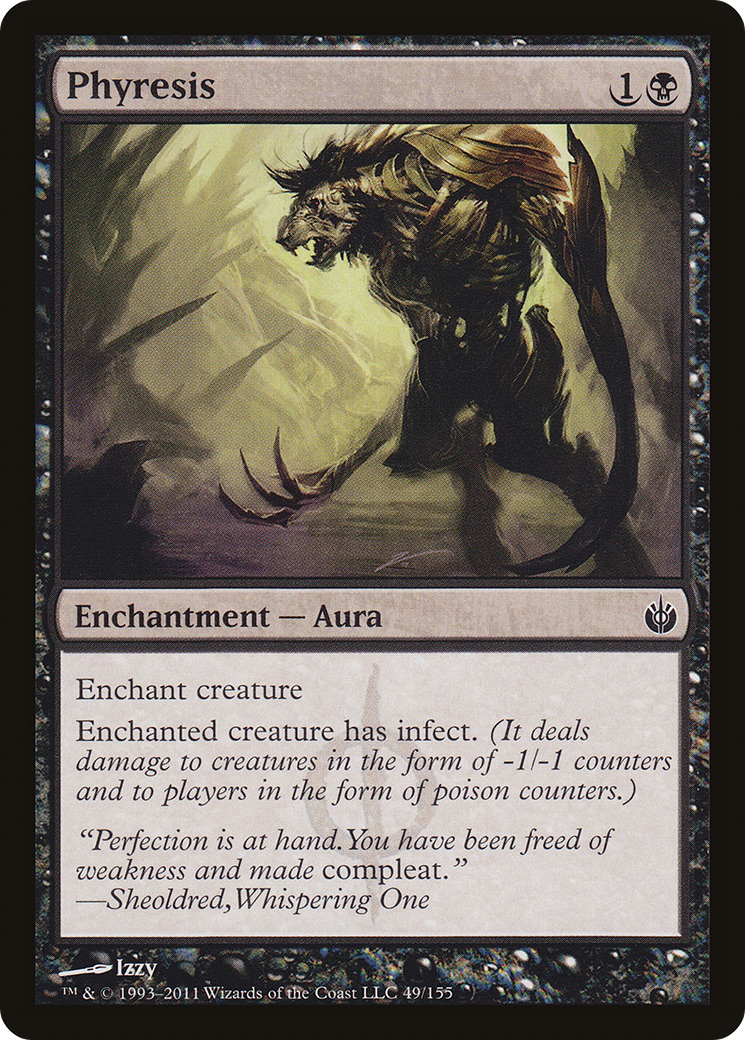 Phyresis (MBS-049) - Mirrodin Besieged Foil - Premium MTG Single from Wizards of the Coast - Just $2.63! Shop now at Game Crave Tournament Store