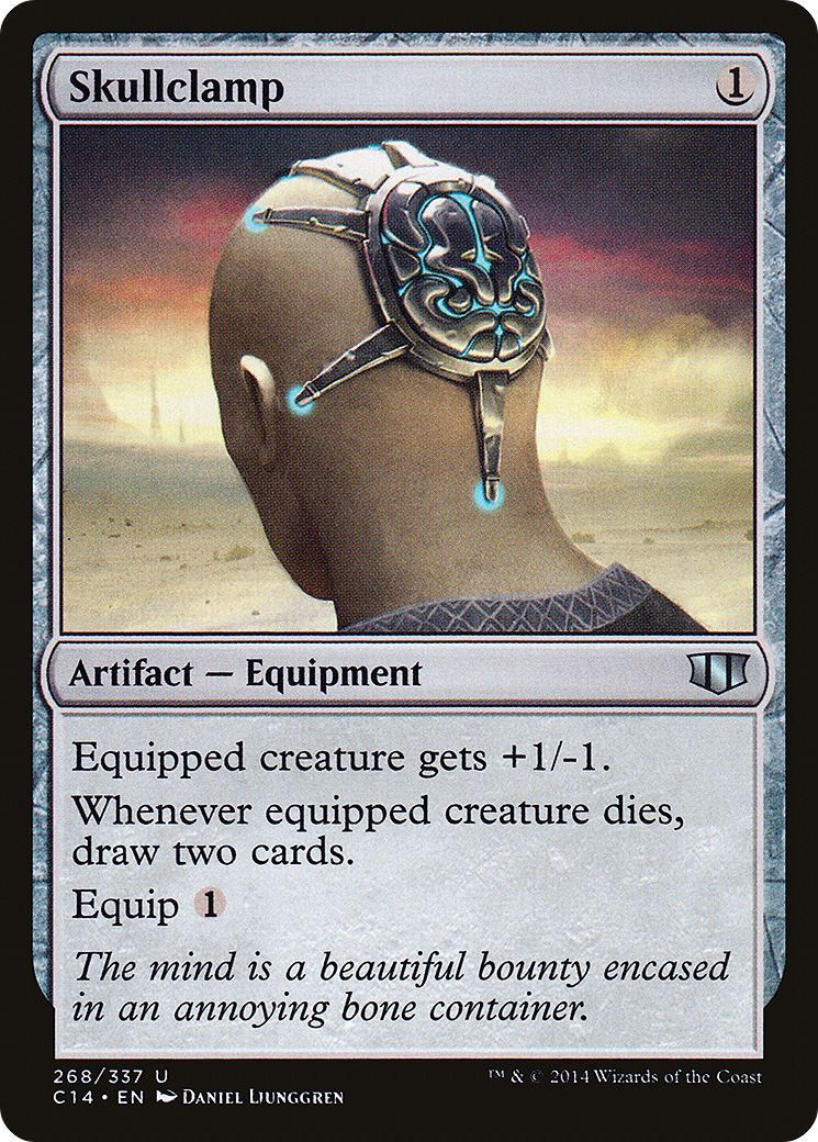Skullclamp (C14-268) - Commander 2014 - Premium MTG Single from Wizards of the Coast - Just $4.46! Shop now at Game Crave Tournament Store